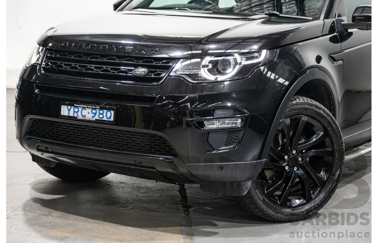 9/2015 Land Rover Discovery Sport TD4 HSE (AWD) LC 4d Wagon Santorini Black Metallic Turbo Diesel 2.2L