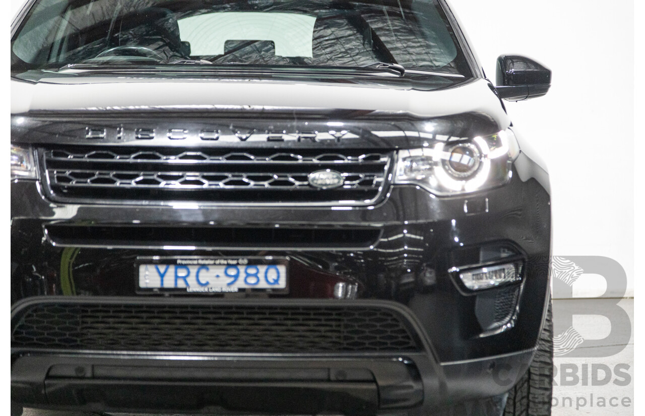 9/2015 Land Rover Discovery Sport TD4 HSE (AWD) LC 4d Wagon Santorini Black Metallic Turbo Diesel 2.2L