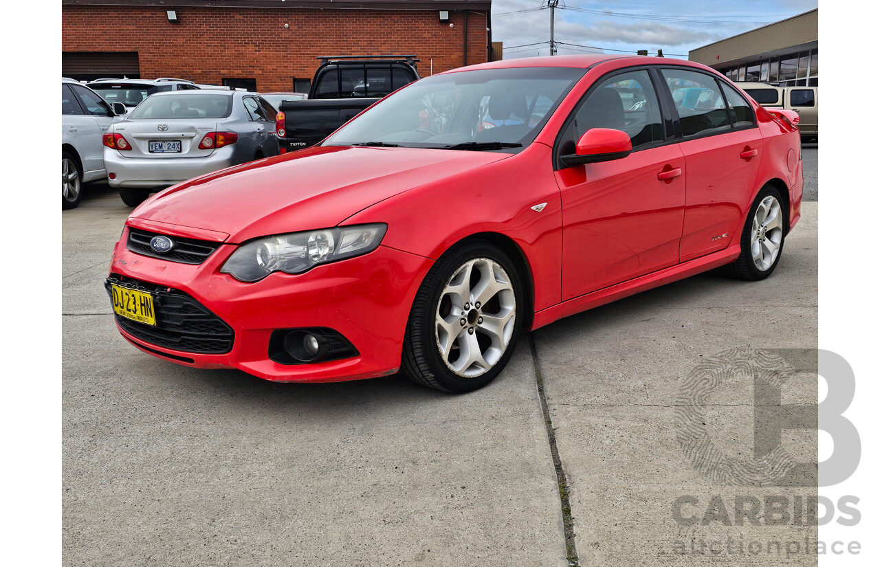 4/2012 Ford Falcon XR6 FG MK2 4d Sedan Red 4.0L