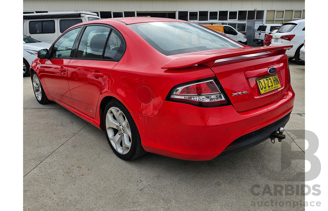 4/2012 Ford Falcon XR6 FG MK2 4d Sedan Red 4.0L