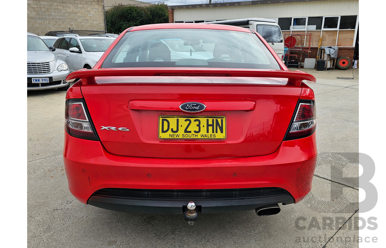 4/2012 Ford Falcon XR6 FG MK2 4d Sedan Red 4.0L