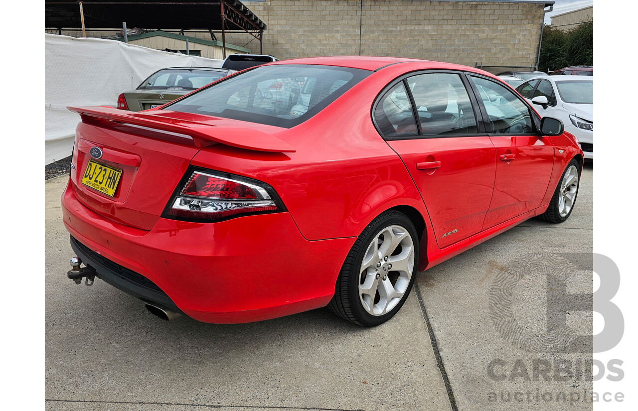 4/2012 Ford Falcon XR6 FG MK2 4d Sedan Red 4.0L