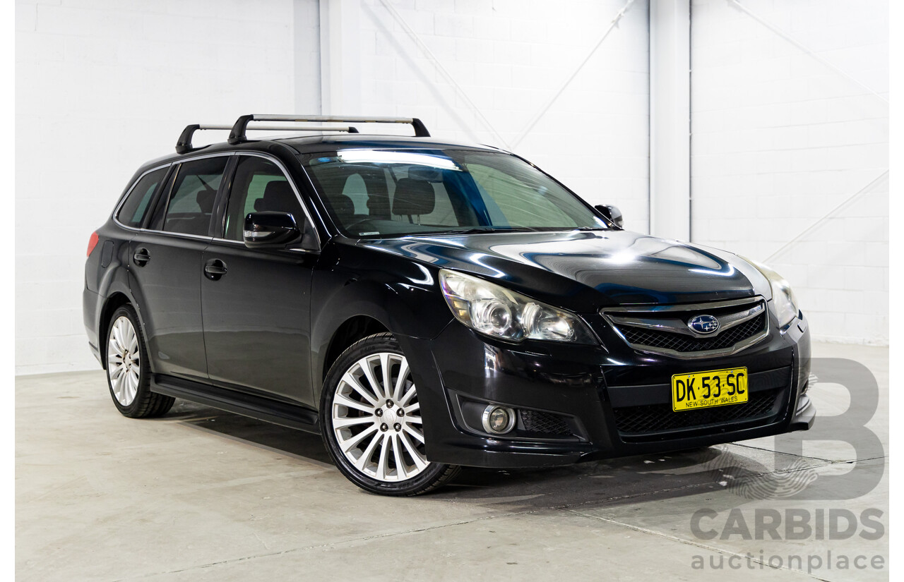 9/2009 Subaru Liberty Sports 2.5i MY10 4d Wagon Crystal Black Mica 2.5L