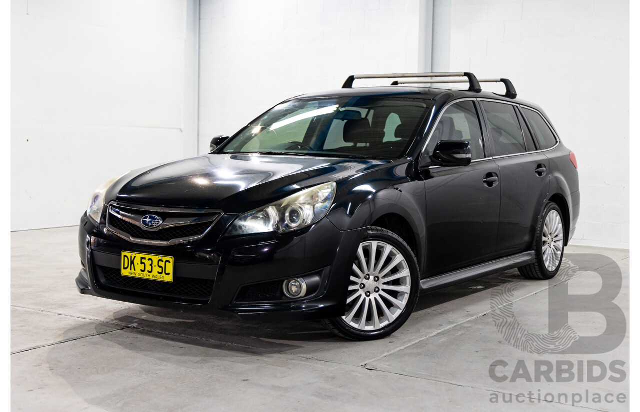 9/2009 Subaru Liberty Sports 2.5i MY10 4d Wagon Crystal Black Mica 2.5L