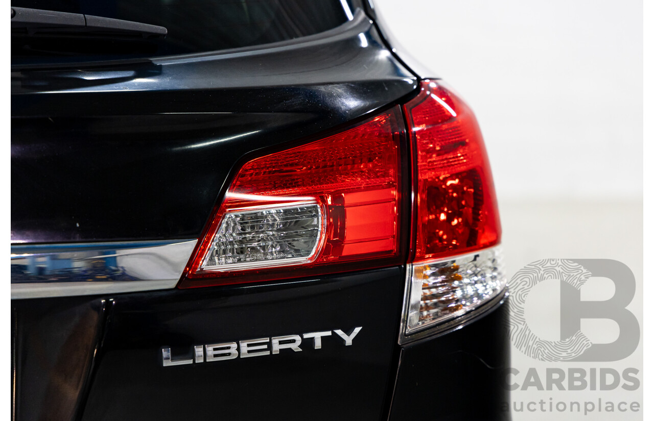 9/2009 Subaru Liberty Sports 2.5i MY10 4d Wagon Crystal Black Mica 2.5L