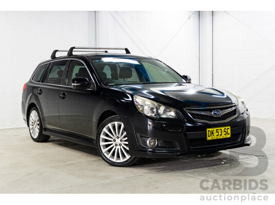 9/2009 Subaru Liberty 2.5i MY10 4d Wagon Crystal Black Mica 2.5L