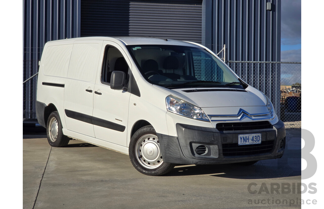 7/2009 Citroen Dispatch LWB G9C 4d Van White Turbo Diesel 2.0L - Refrigerated Van