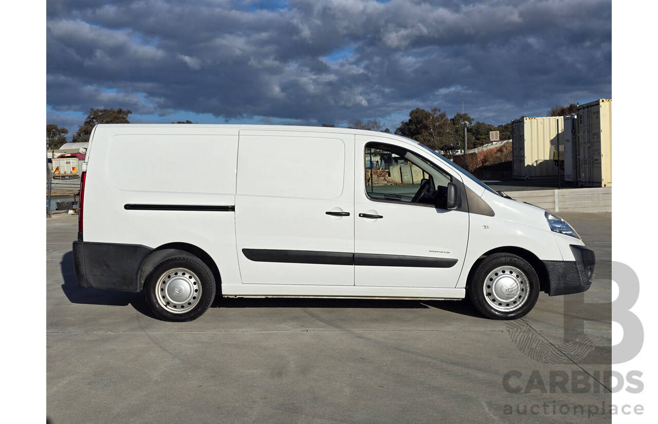 7/2009 Citroen Dispatch LWB G9C 4d Van White Turbo Diesel 2.0L - Refrigerated Van