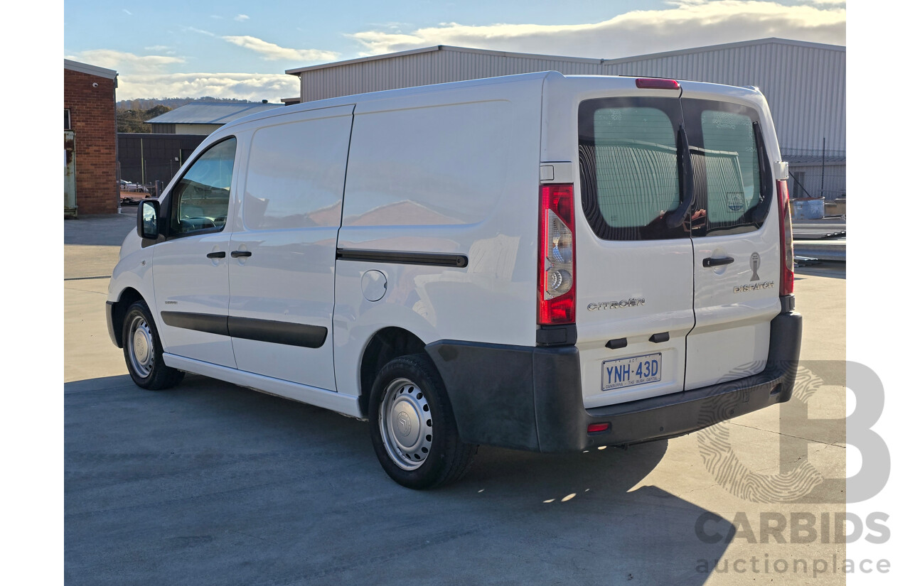 7/2009 Citroen Dispatch LWB G9C 4d Van White Turbo Diesel 2.0L - Refrigerated Van