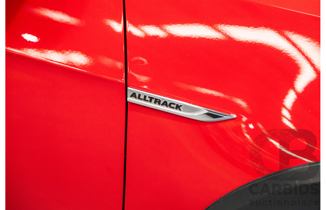 08/2015 Volkswagen Golf Alltrack 132 TSI (AWD) MK7 AU MY16 4d Wagon Tornado Red Turbo 1.8L