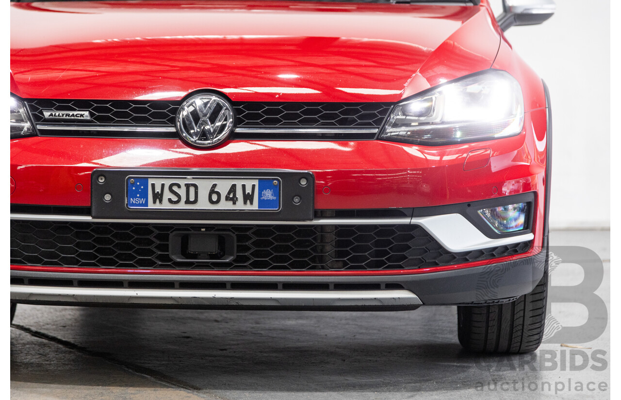 08/2015 Volkswagen Golf Alltrack 132 TSI (AWD) MK7 AU MY16 4d Wagon Tornado Red Turbo 1.8L