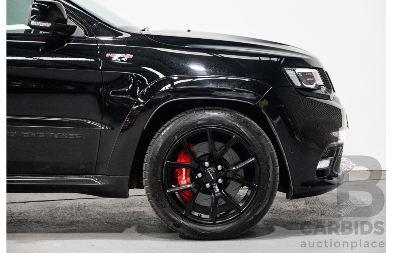 3/2018 Jeep Grand Cherokee SRT 8 (4x4) WK MY18 4d Wagon Diamond Black Crystal Pearl V8 6.4L