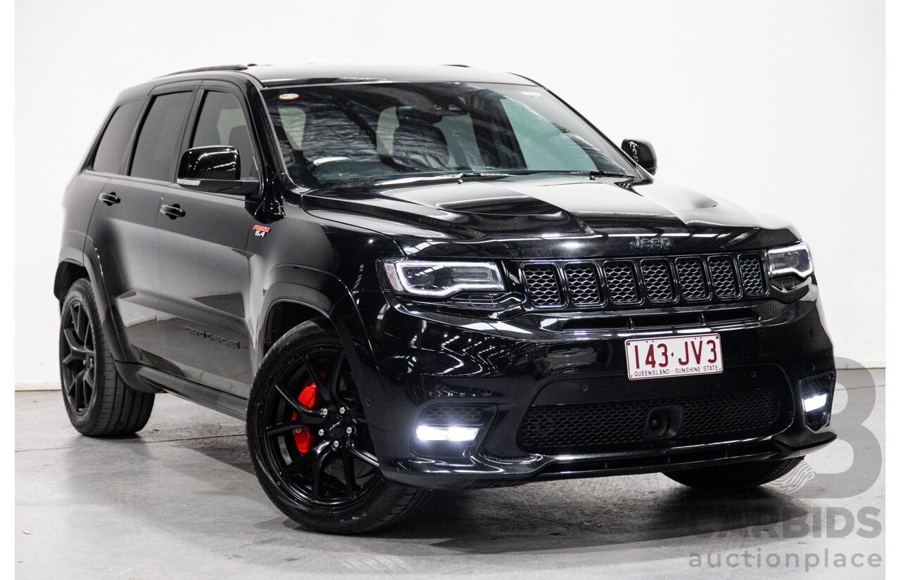 3/2018 Jeep Grand Cherokee SRT 8 (4x4) WK MY18 4d Wagon Diamond Black Crystal Pearl V8 6.4L