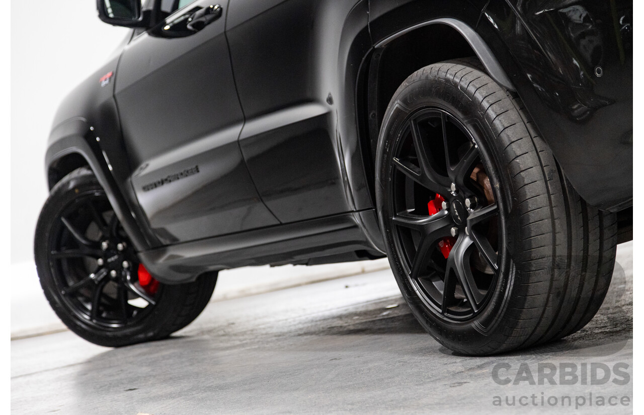 3/2018 Jeep Grand Cherokee SRT 8 (4x4) WK MY18 4d Wagon Diamond Black Crystal Pearl V8 6.4L