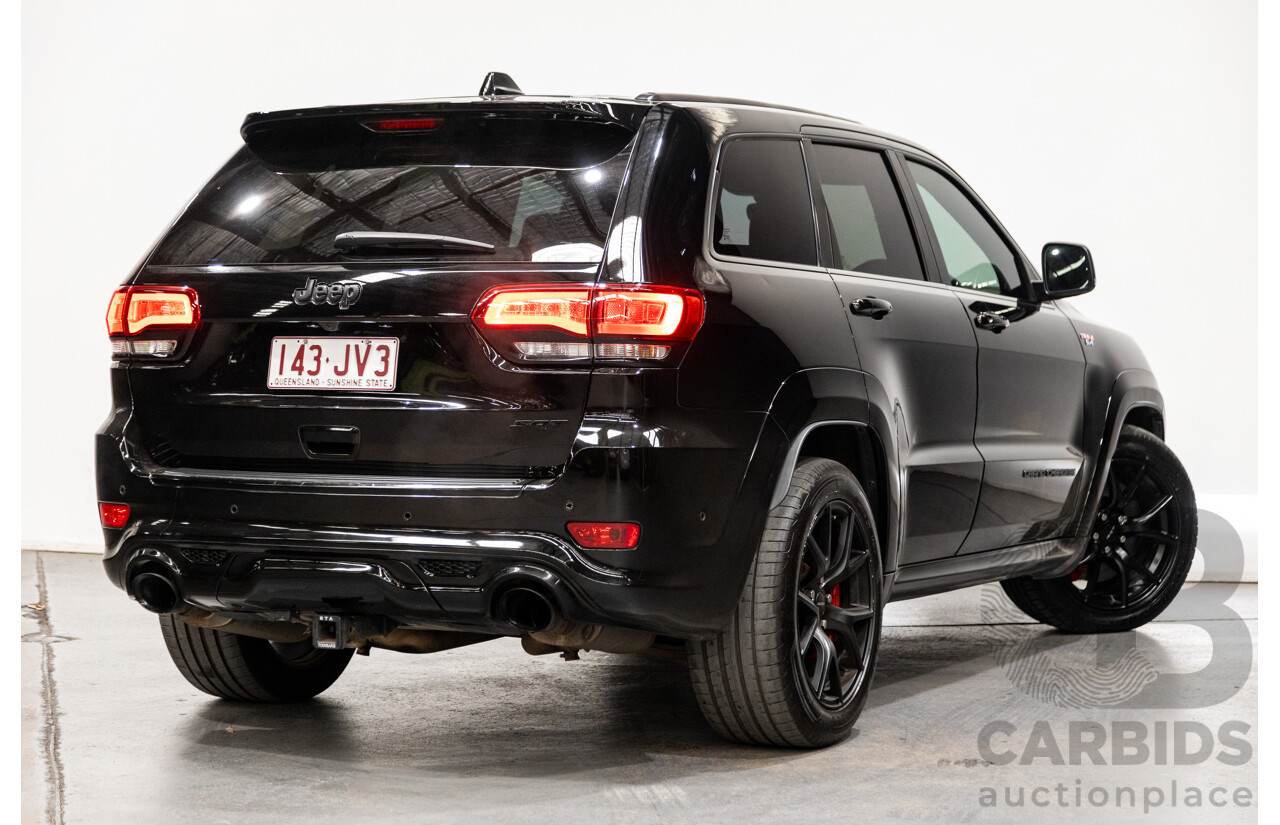 3/2018 Jeep Grand Cherokee SRT 8 (4x4) WK MY18 4d Wagon Diamond Black Crystal Pearl V8 6.4L