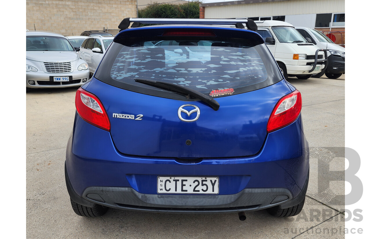 09/2008 Mazda Mazda2 MAXX FWD DE 5D Hatchback Blue 1.5L