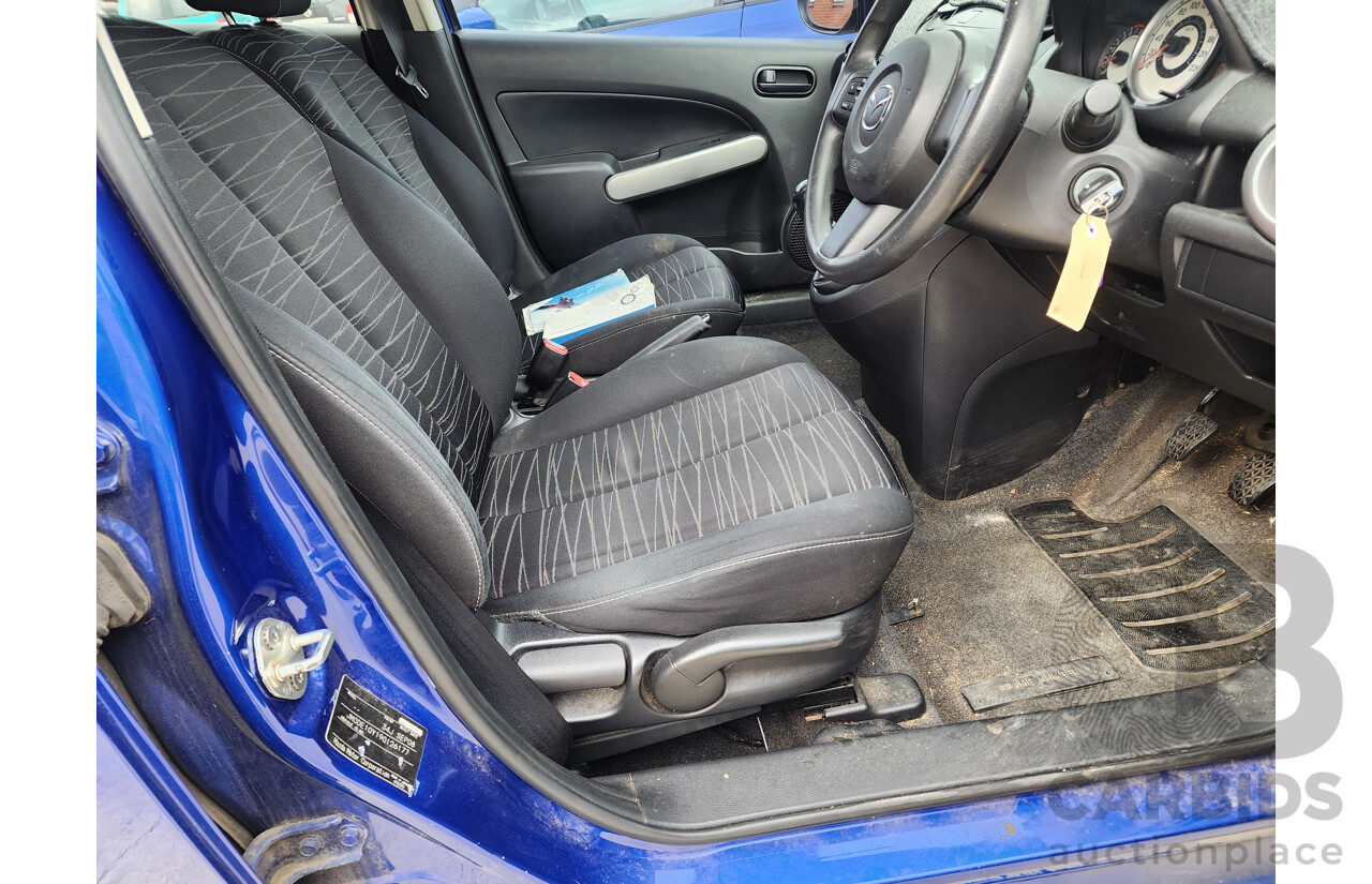 09/2008 Mazda Mazda2 MAXX FWD DE 5D Hatchback Blue 1.5L