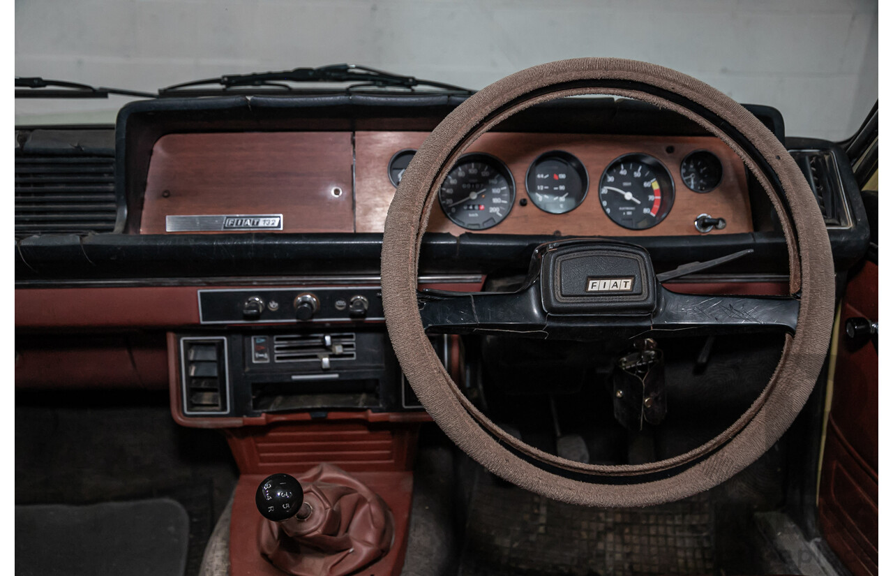 6/1976 Fiat 132 GLS 1800 4d Sedan Beige 1.8L