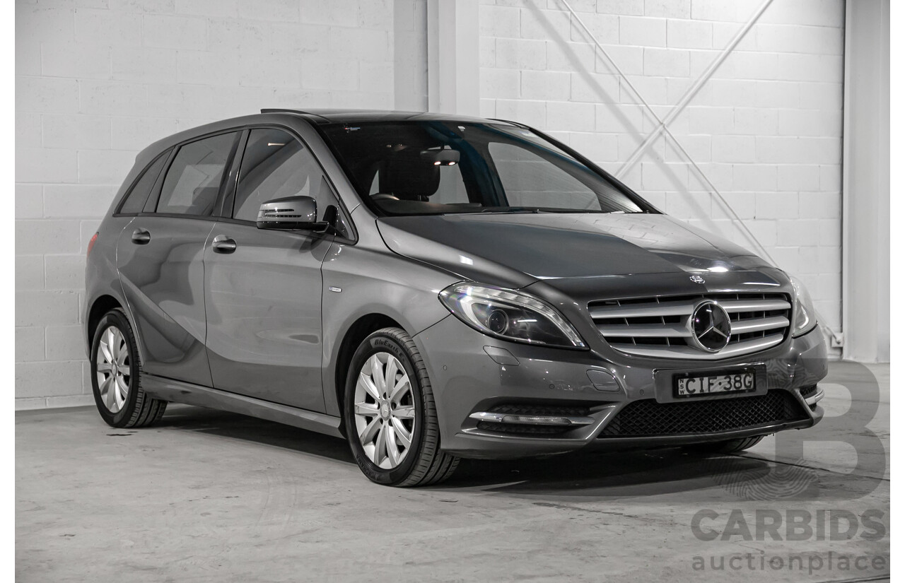 5/2012 Mercedes Benz B180 BE 246 5d Hatchback Grey Turbo 1.6L