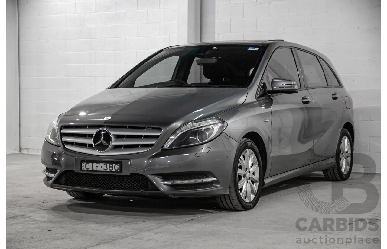 5/2012 Mercedes Benz B180 BE 246 5d Hatchback Grey Turbo 1.6L