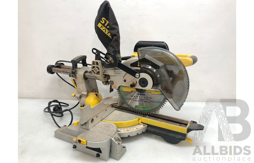 Stanley Fatmax 255mm Electric Sliding Compound Mitre Saw