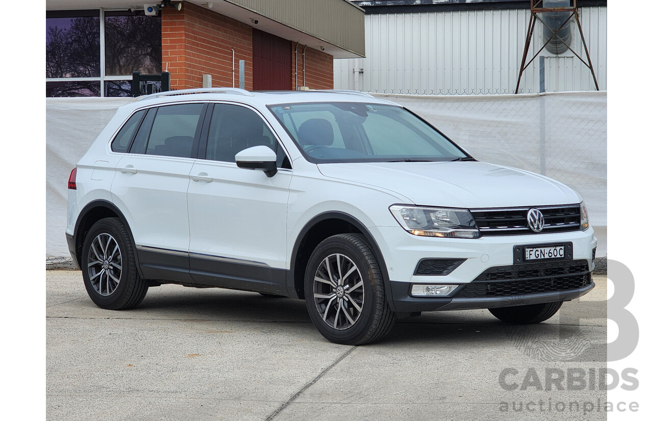 1/2017 Volkswagen Tiguan 132 TSI (4x4) 5NC MY16 4d Wagon White 2.0L
