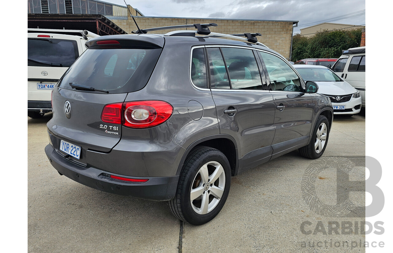 7/2011 Volkswagen Tiguan 147 TSI 5NC MY11 4d Wagon Grey 2.0L
