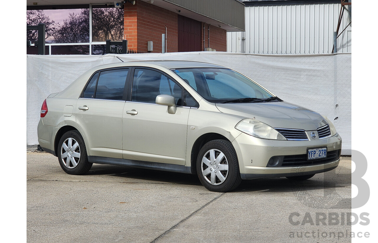 03/2008 Nissan Tiida ST FWD C11 MY07 4D Sedan Beige 1.8L