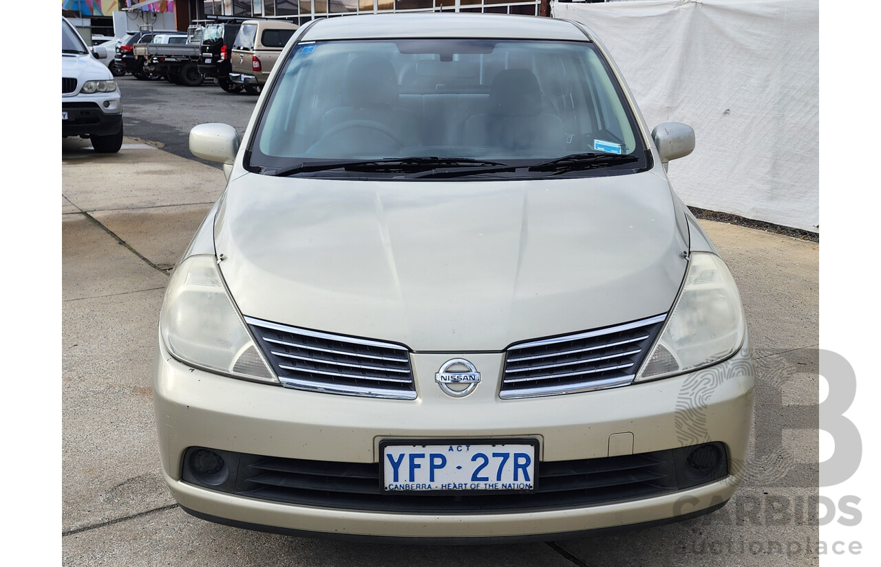 03/2008 Nissan Tiida ST FWD C11 MY07 4D Sedan Beige 1.8L