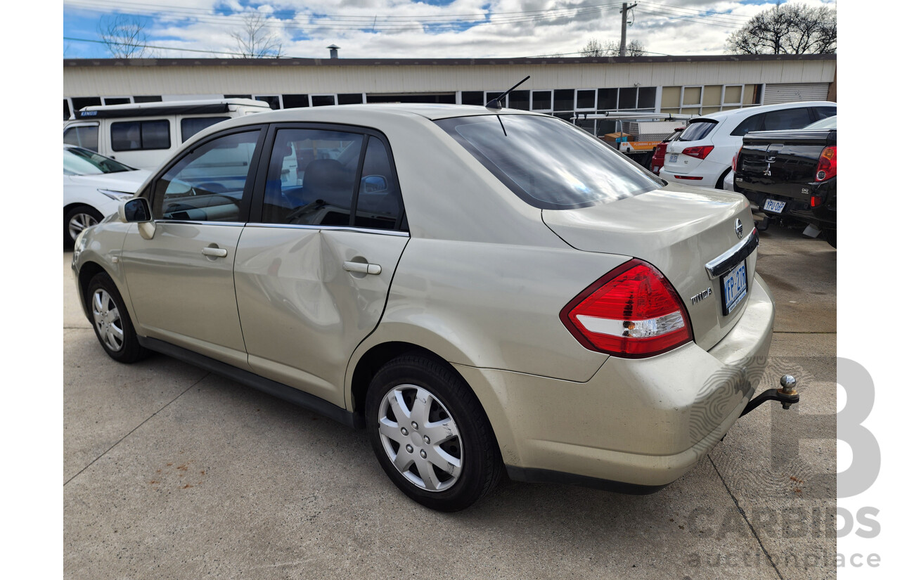03/2008 Nissan Tiida ST FWD C11 MY07 4D Sedan Beige 1.8L