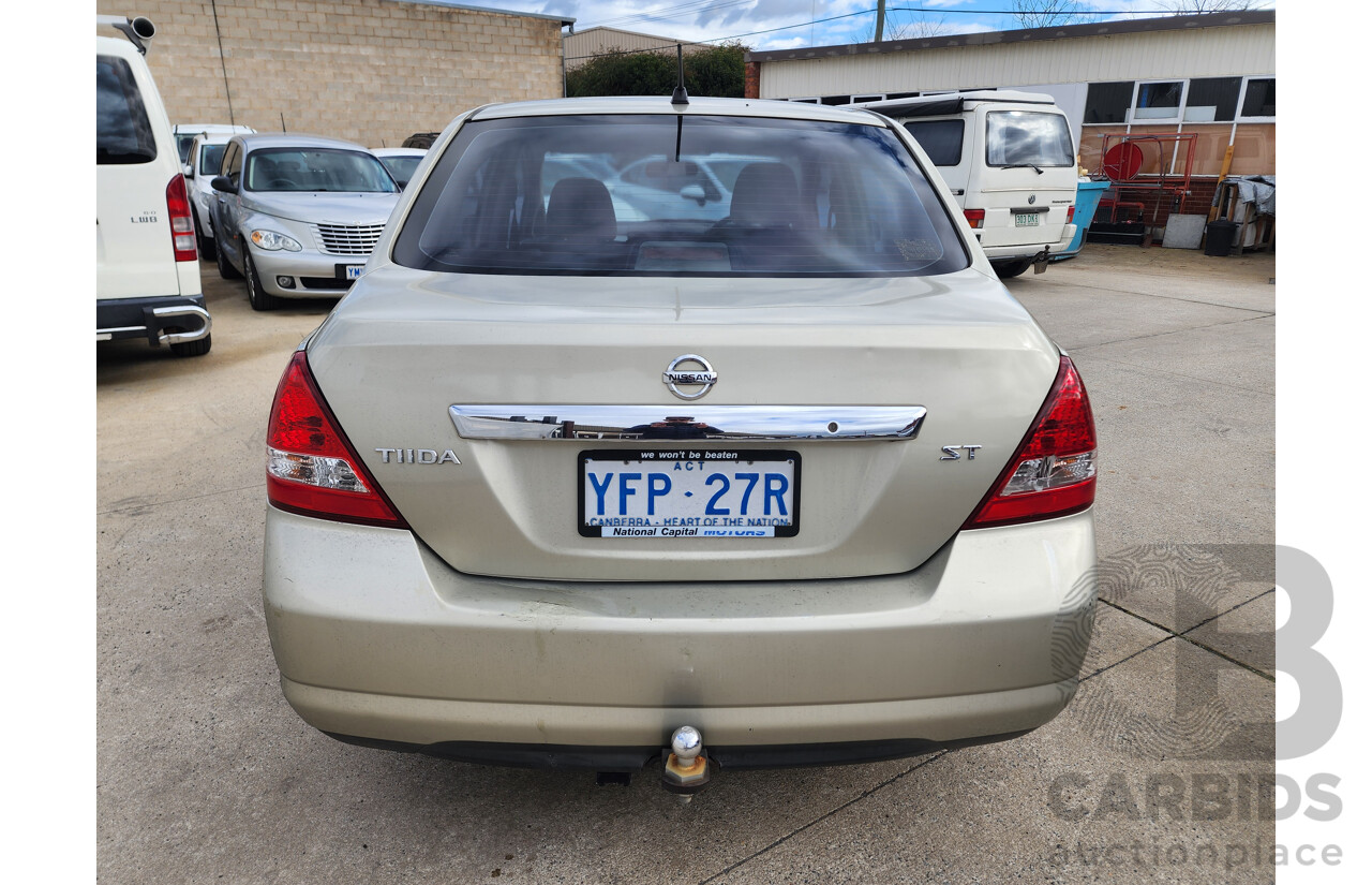 03/2008 Nissan Tiida ST FWD C11 MY07 4D Sedan Beige 1.8L