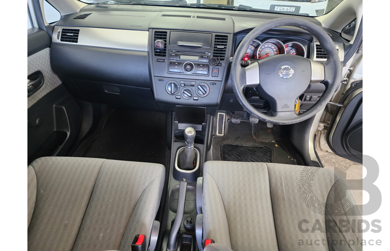 03/2008 Nissan Tiida ST FWD C11 MY07 4D Sedan Beige 1.8L