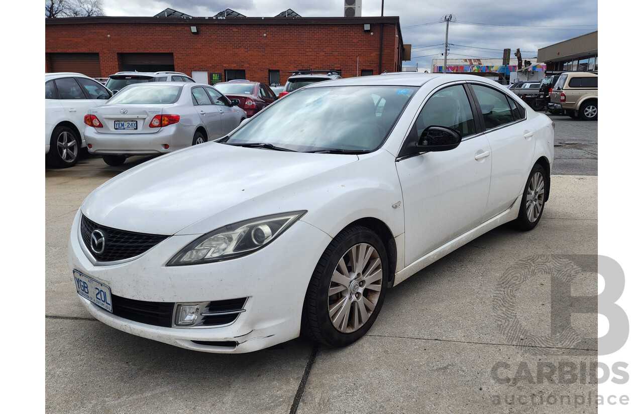 02/2008 Mazda Mazda6 CLASSIC FWD GH 4D Sedan White 2.5L