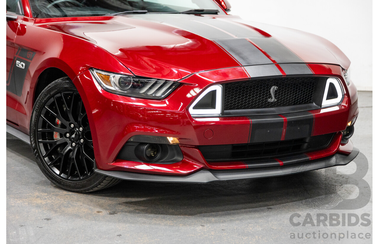 02/2017 Ford Mustang GT Convertible FM MY17 2d Convertible Ruby Red V8 5.0L