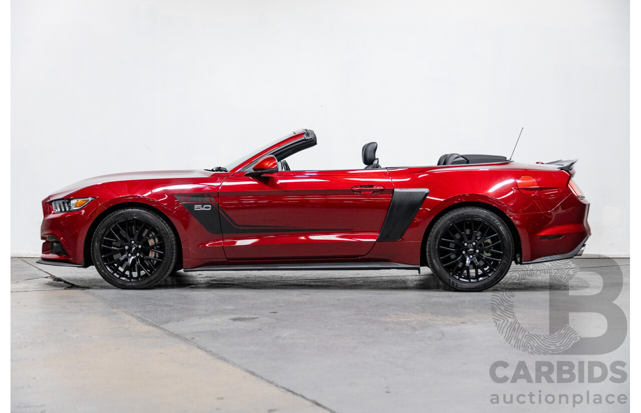 02/2017 Ford Mustang GT Convertible FM MY17 2d Convertible Ruby Red V8 5.0L