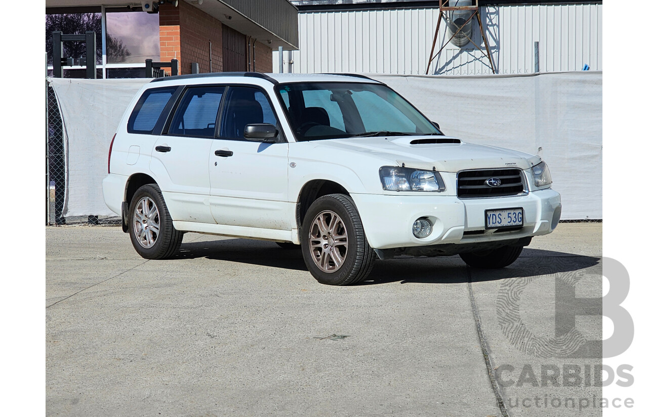 3/2005 Subaru Forester XT MY05 4d Wagon White 2.5L