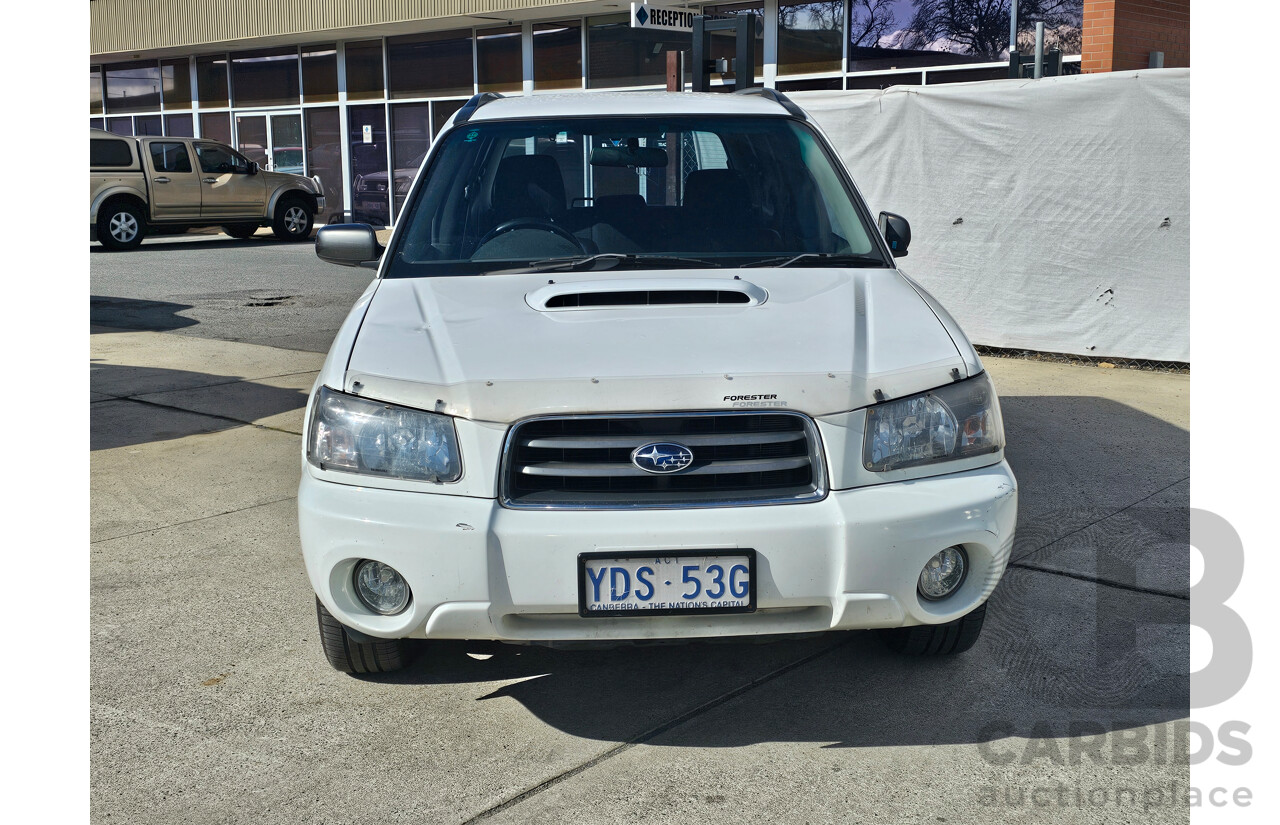 3/2005 Subaru Forester XT MY05 4d Wagon White 2.5L