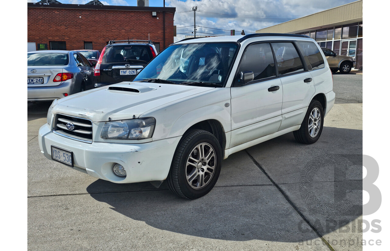3/2005 Subaru Forester XT MY05 4d Wagon White 2.5L