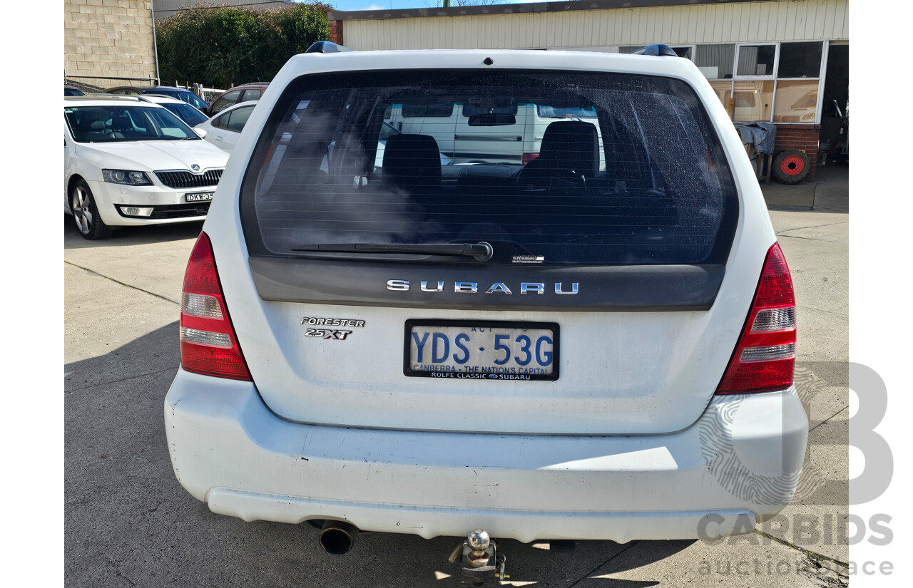 3/2005 Subaru Forester XT MY05 4d Wagon White 2.5L