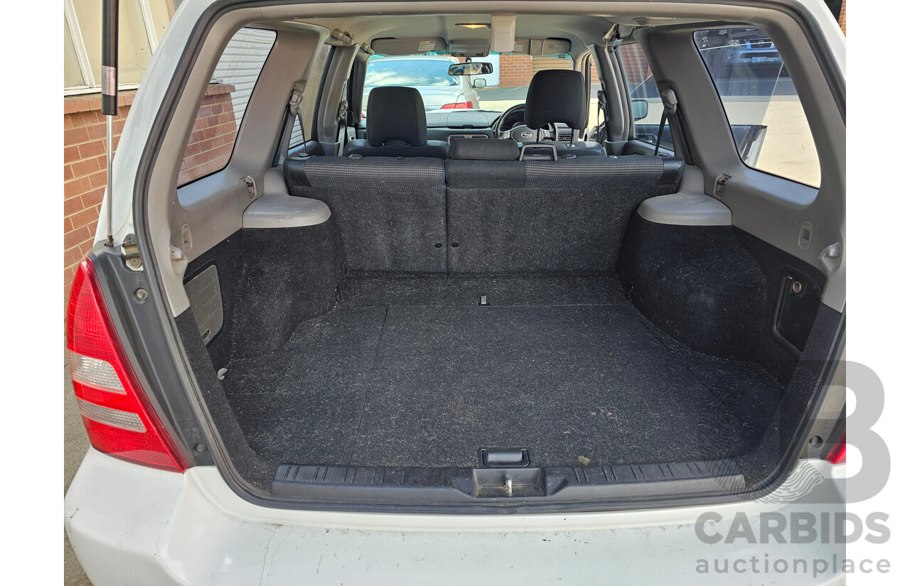 3/2005 Subaru Forester XT MY05 4d Wagon White 2.5L