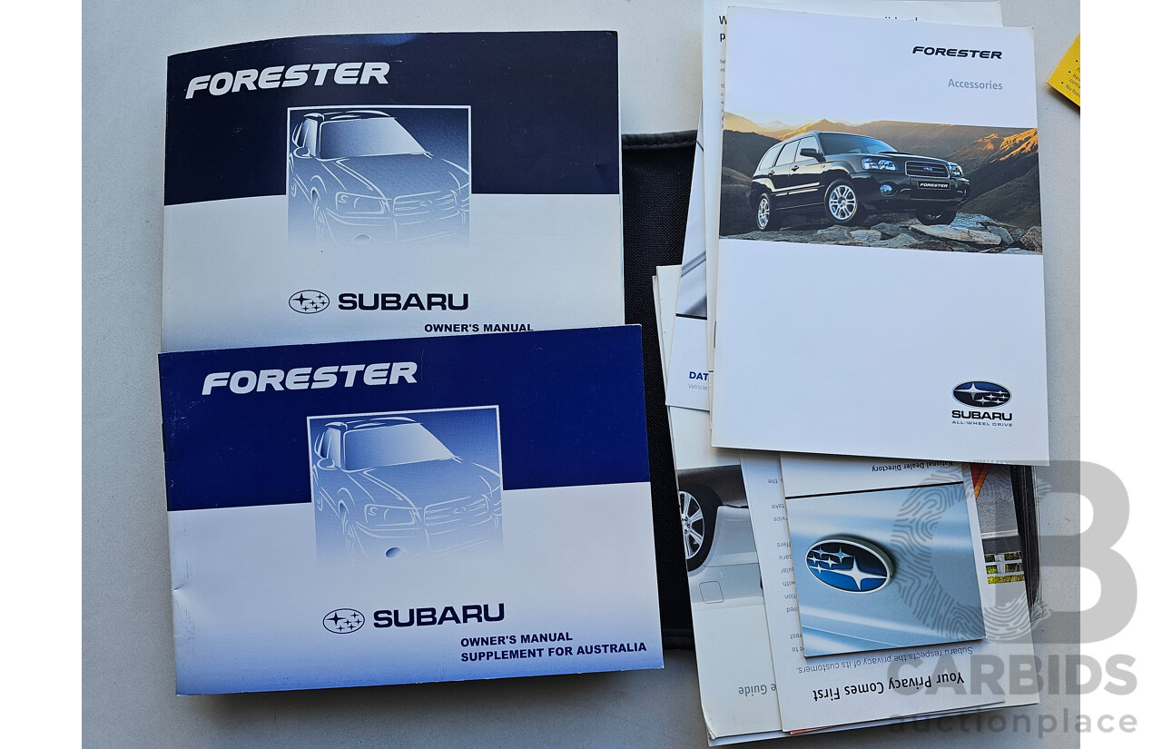 3/2005 Subaru Forester XT MY05 4d Wagon White 2.5L