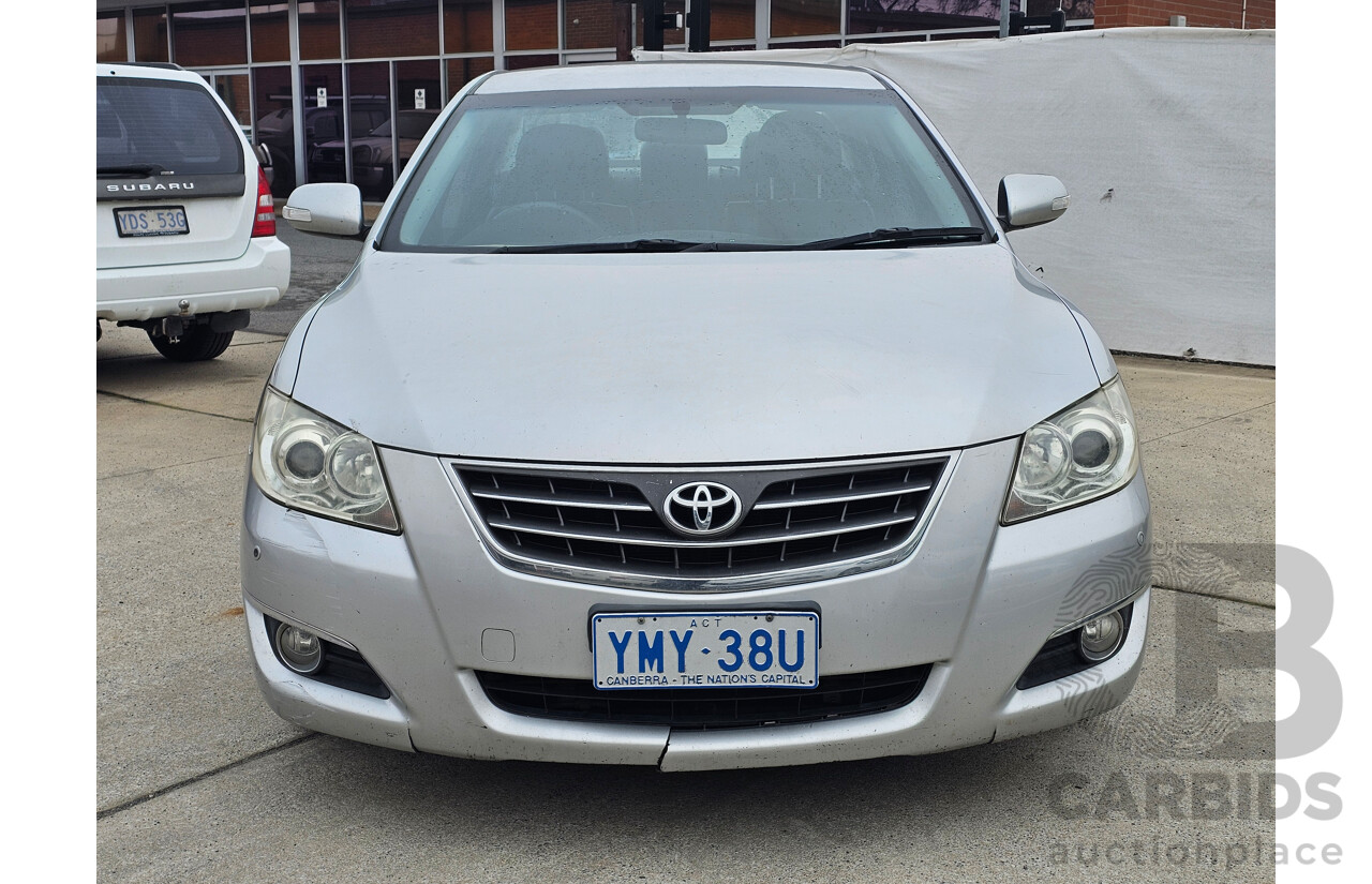 2/2007 Toyota Aurion Prodigy GSV40R 4d Sedan Silver 3.5L