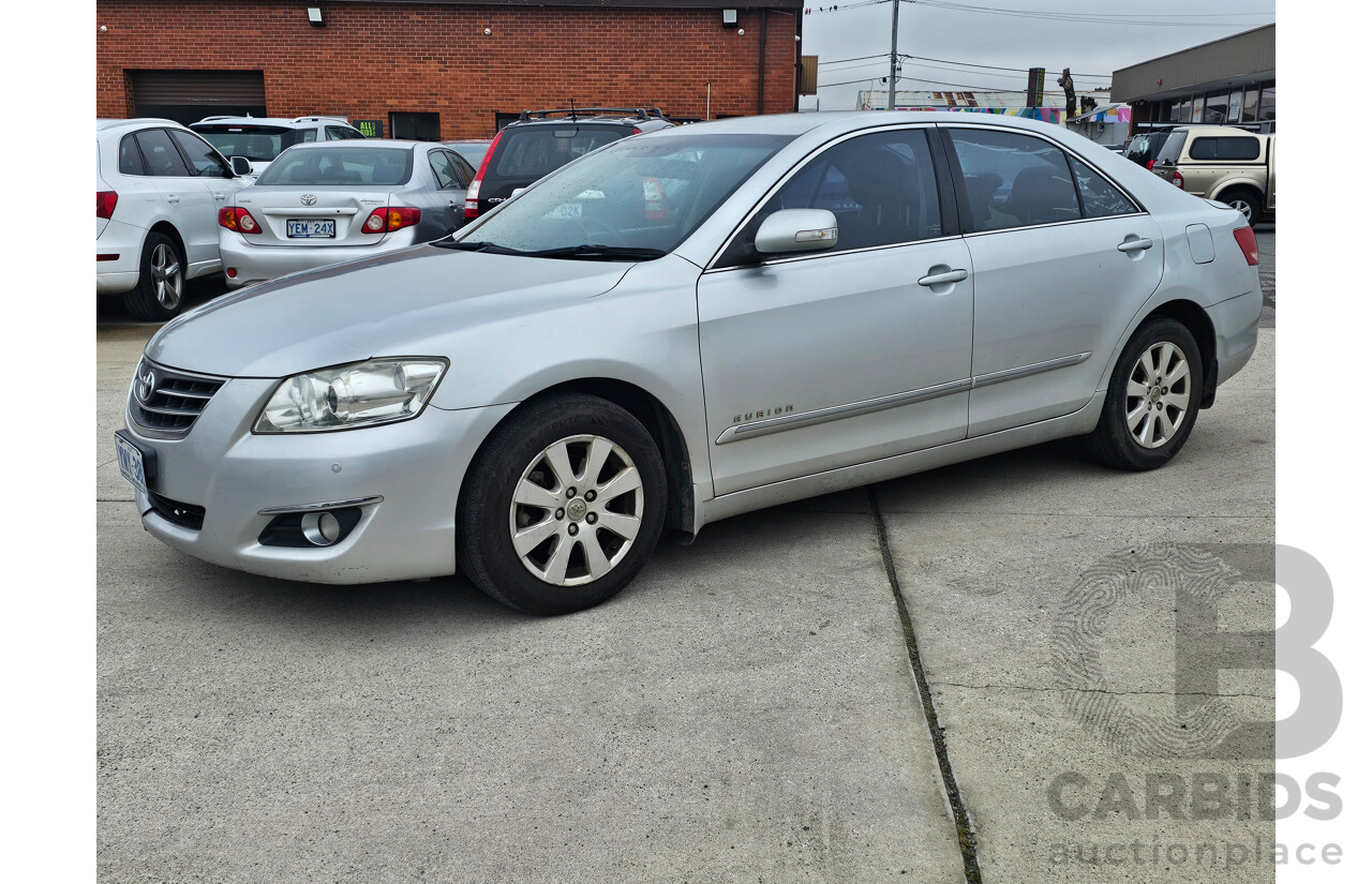 2/2007 Toyota Aurion Prodigy GSV40R 4d Sedan Silver 3.5L