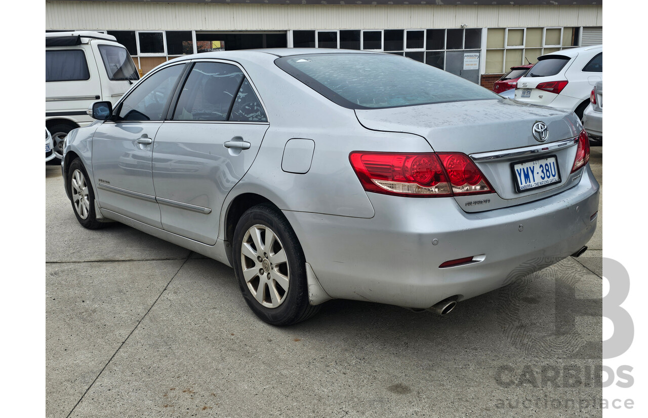 2/2007 Toyota Aurion Prodigy GSV40R 4d Sedan Silver 3.5L