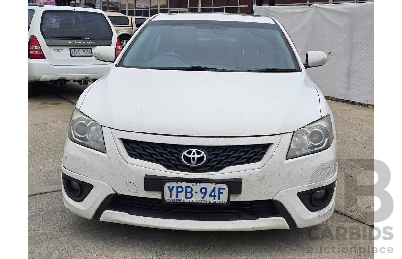 9/2009 Toyota Aurion Sportivo ZR6 GSV40R 09 UPGRADE 4d Sedan White 3.5L