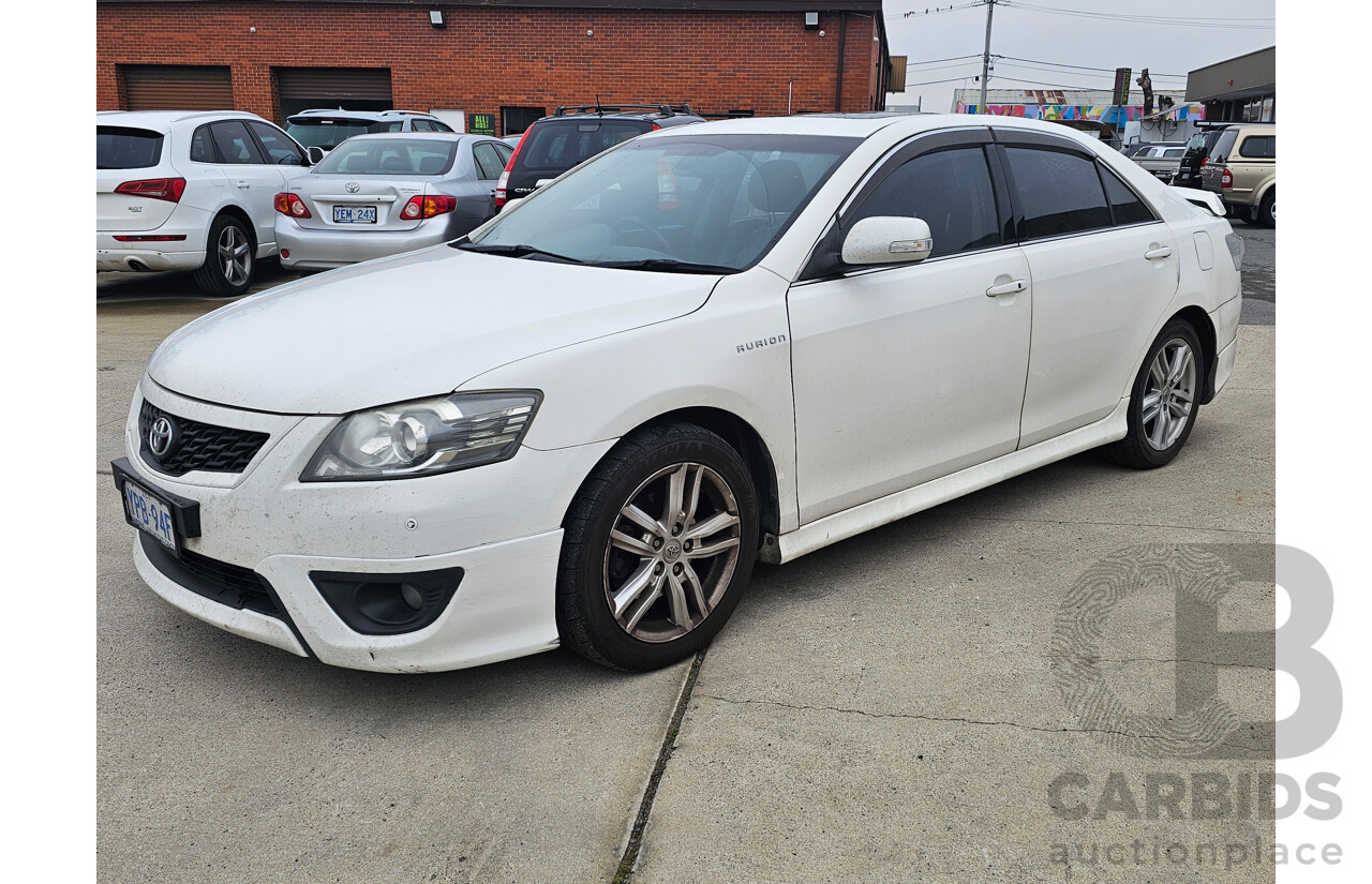 9/2009 Toyota Aurion Sportivo ZR6 GSV40R 09 UPGRADE 4d Sedan White 3.5L