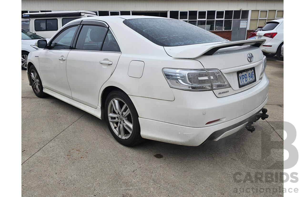 9/2009 Toyota Aurion Sportivo ZR6 GSV40R 09 UPGRADE 4d Sedan White 3.5L