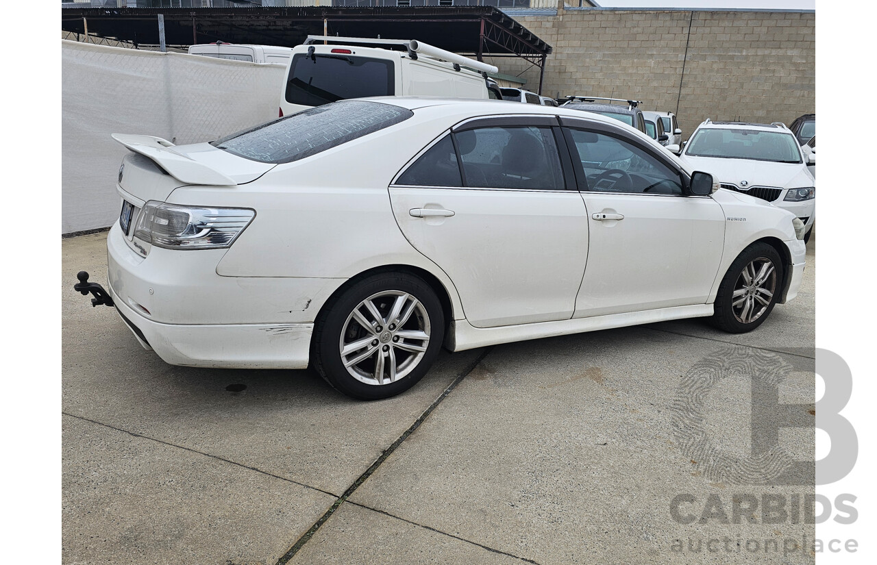 9/2009 Toyota Aurion Sportivo ZR6 GSV40R 09 UPGRADE 4d Sedan White 3.5L