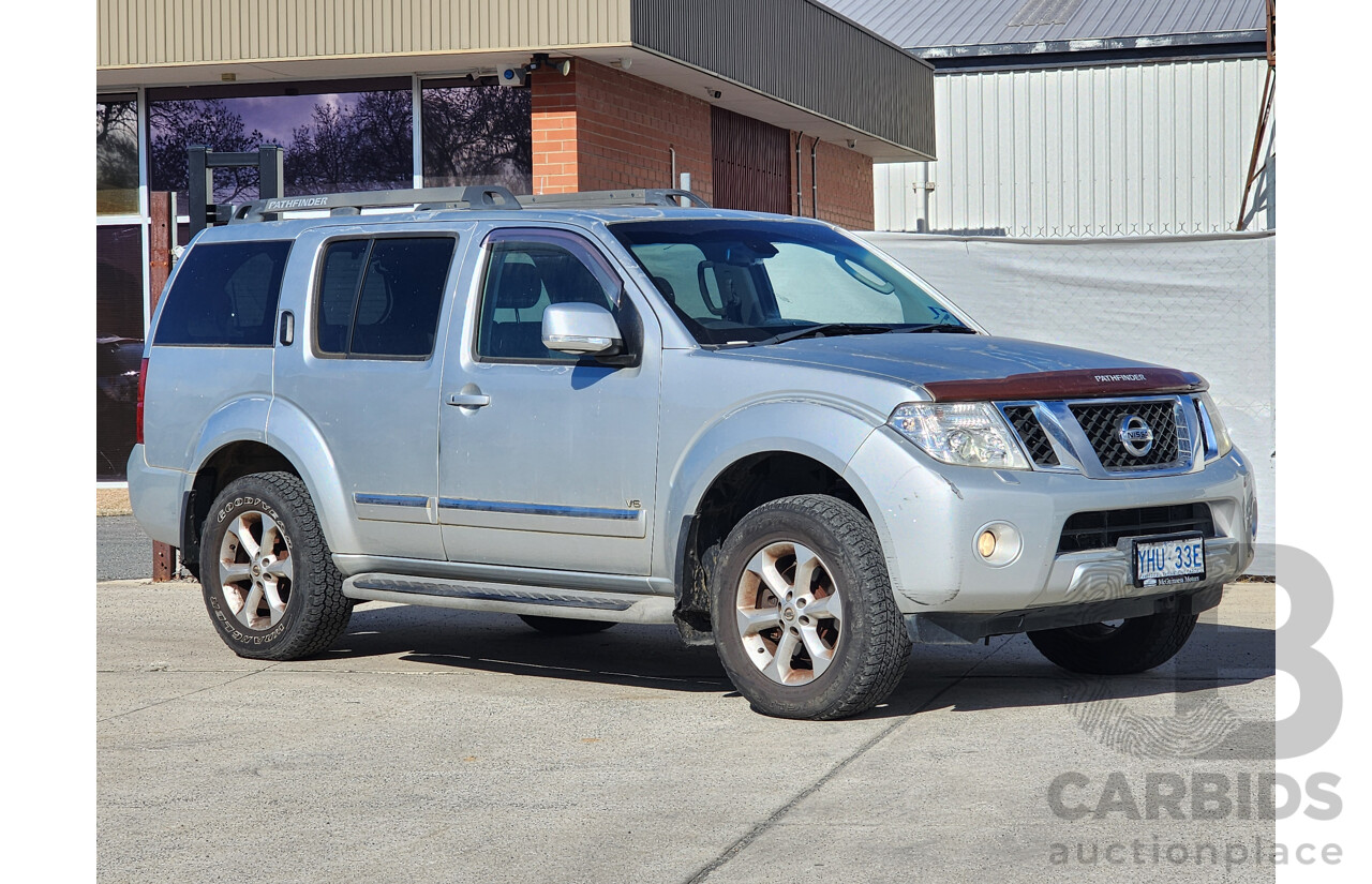 08/2011 Nissan Pathfinder Ti 550 4x4 R51 SERIES 4 4D Wagon Silver 3.0L