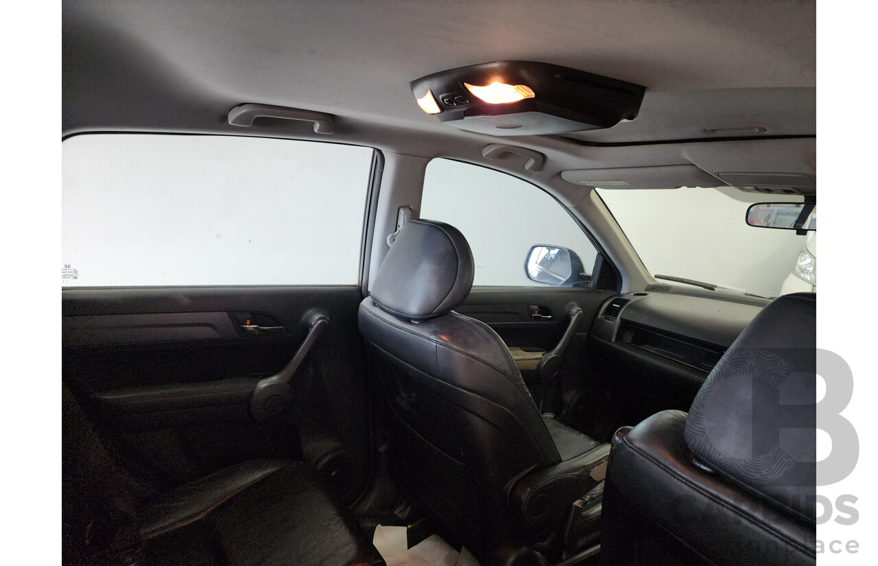 08/2008 Honda Cr-V (4x4) LUXURY 4x4 MY07 4D Wagon Black 2.4L